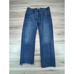 Levis 501 Original Straight Leg Jeans 36x30 Blue Button Fly See pictures